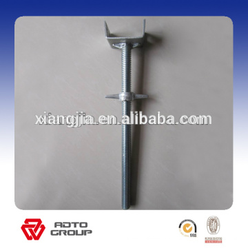 base ajustable regulable andamiaje para material de construccion